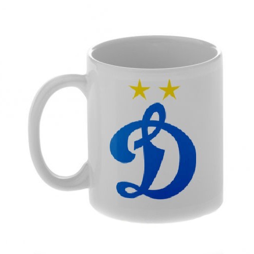 Керамическая кружка с логотипом Динамо Москва