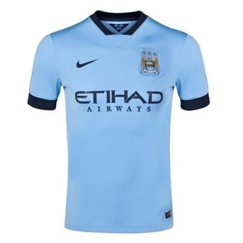Футбольная футболка детская Манчестер Сити Домашняя 2014 2015