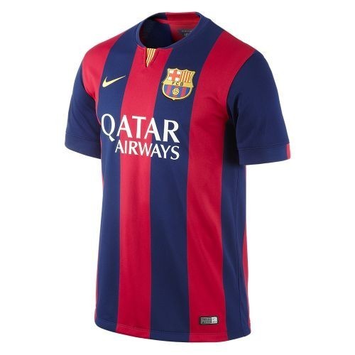 Футбольная футболка детская Барселона Домашняя 2014 2015